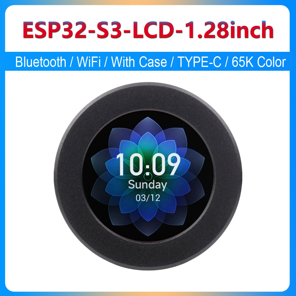 Lolin S3 - Waveshare ESP32-S3 1.28인치 원형 LCD 개발