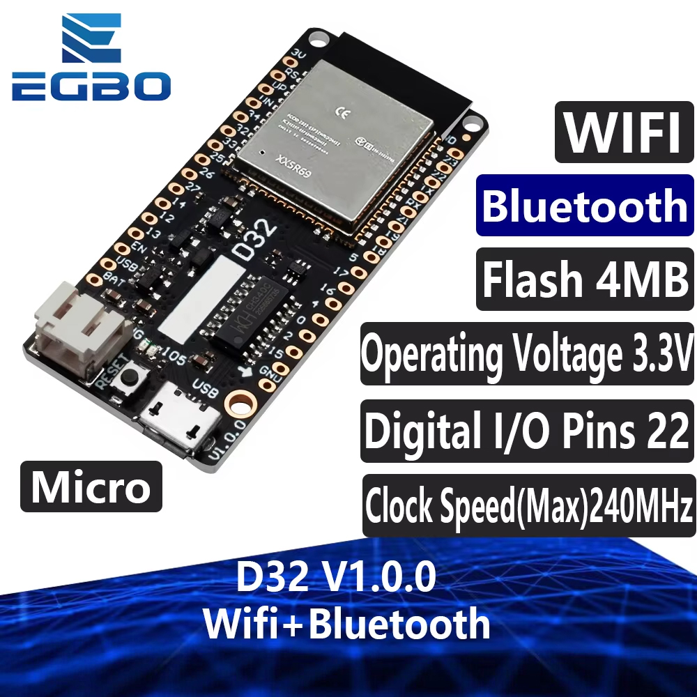 Lolin D32 - LOLIN D32 V1.0.0용 EGBO - Arduino