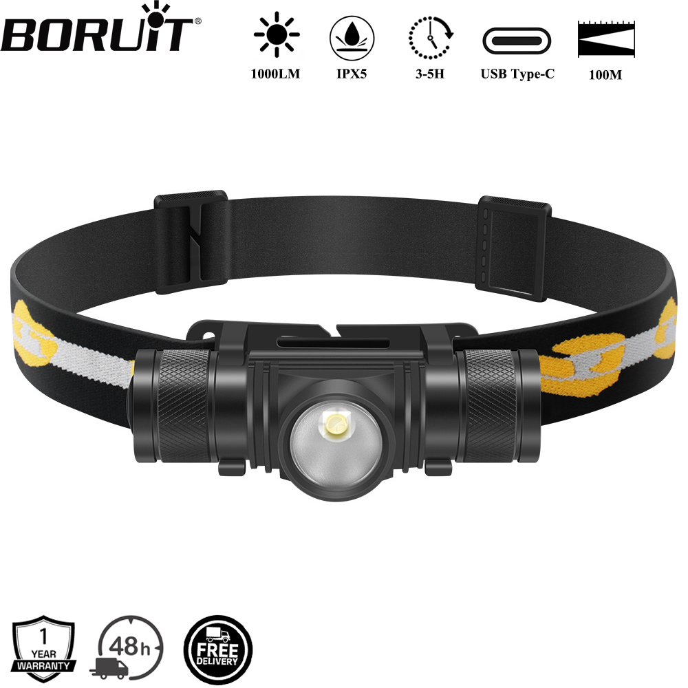 Lolin D32 - BORUiT D10 1000LM LED 헤드램프 강력한