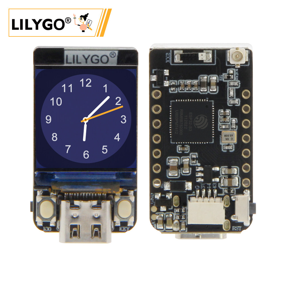 Lolin S3 - LILYGO T-QT Pro ESP32-S3 GC9A01 0.85인치