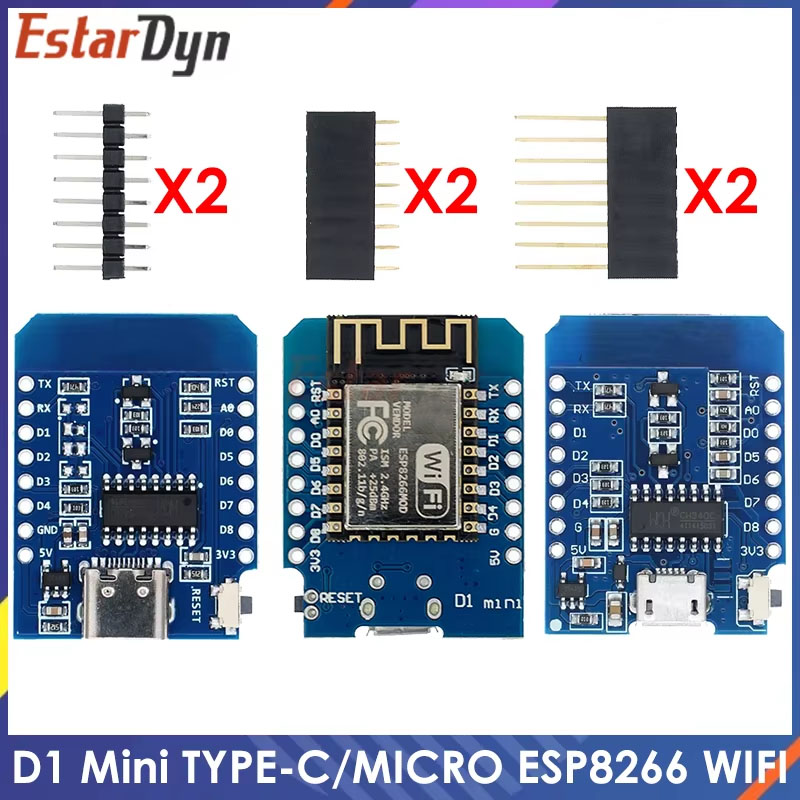 D1 미니 TYPE-C/MICRO ESP8266 ESP - Nodemcuv2 리뷰 및 가격