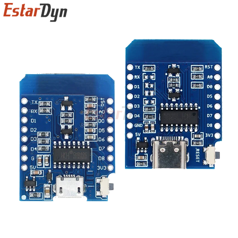 D1 미니 TYPE-C/MICRO ESP8266 ESP - Nodemcuv2 리뷰 및 가격