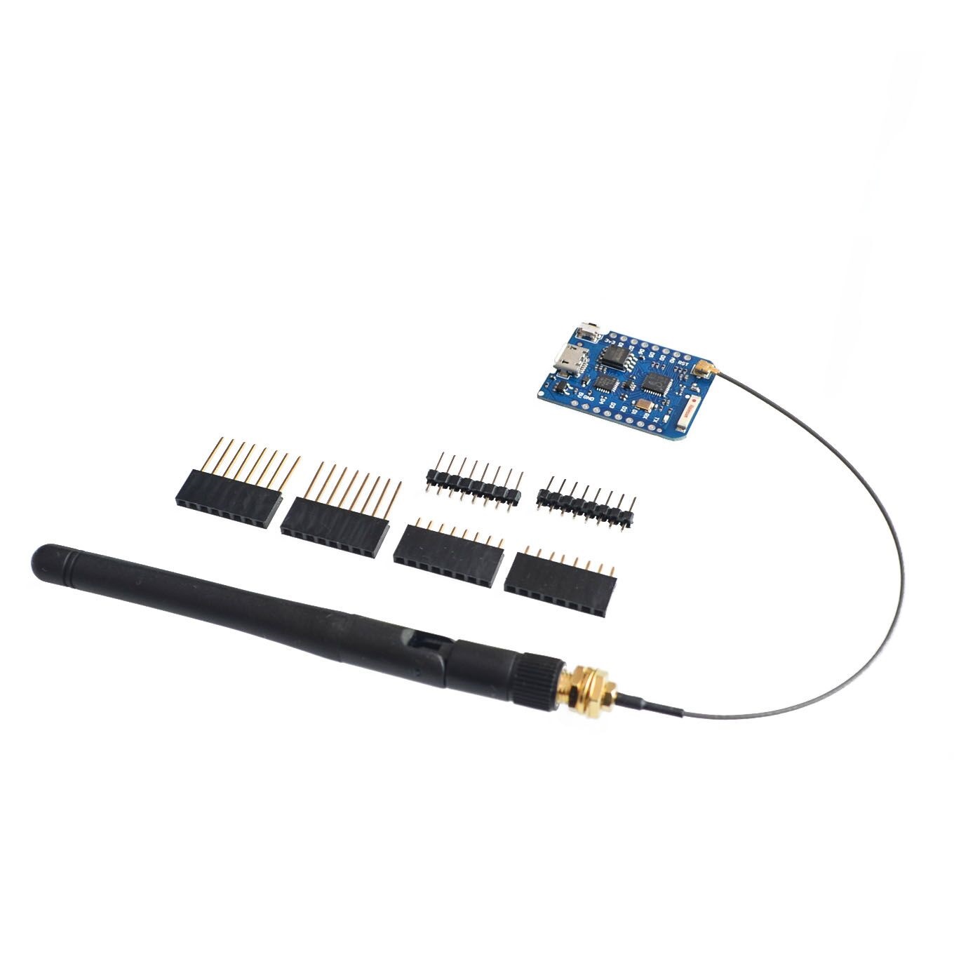 WEMOS D1 미니 프로 외부 안테나 커넥터, Nod - D1 Mini Pro 리뷰 및 가격