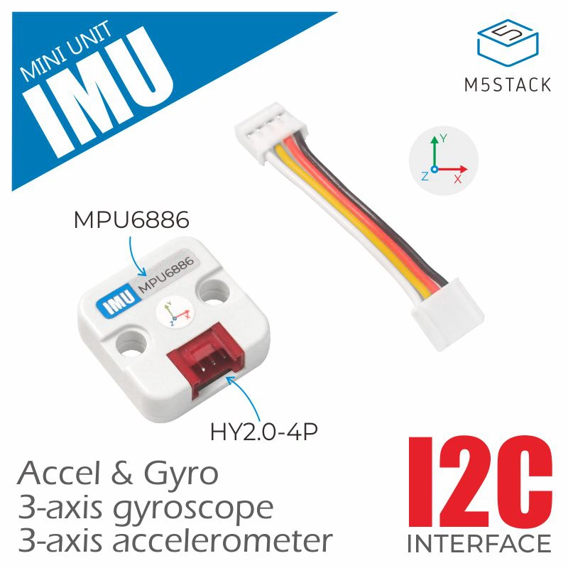 M5Stack 공식 6축 IMU 유닛(MPU6886) - M5Stack 리뷰 및 가격