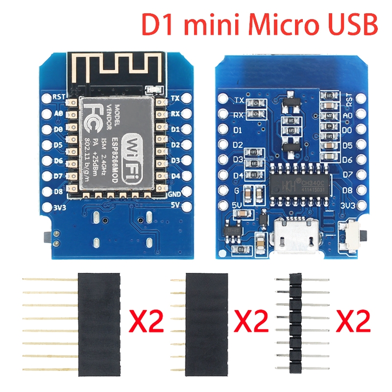 마이크로 USB/Type-C USB WeMos D1 M - Nodemcuv2 리뷰 및 가격