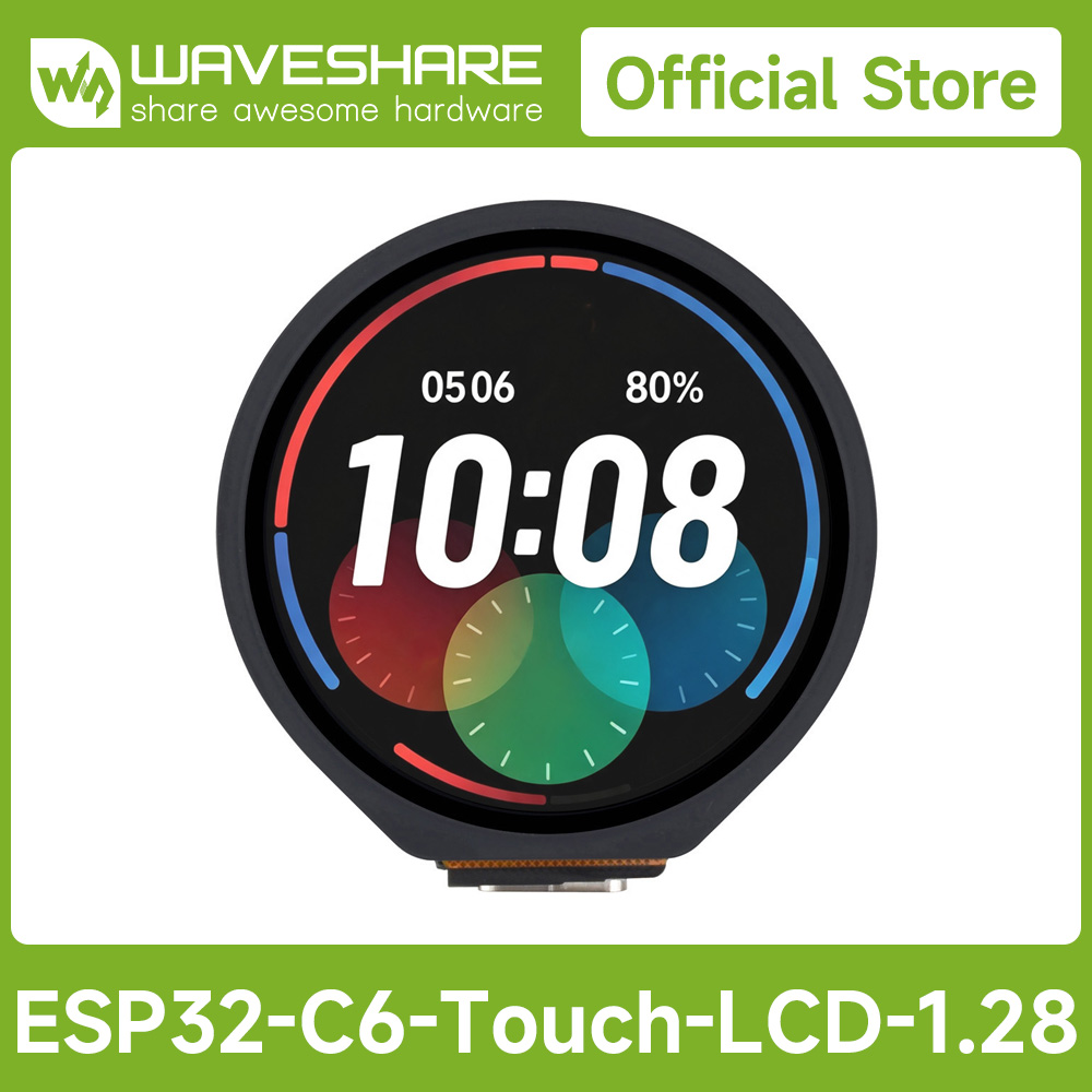 ESP32-C6 1.28인치 터치 LCD 디스플레이 개 - Waveshare Esp32 리뷰 및 가격