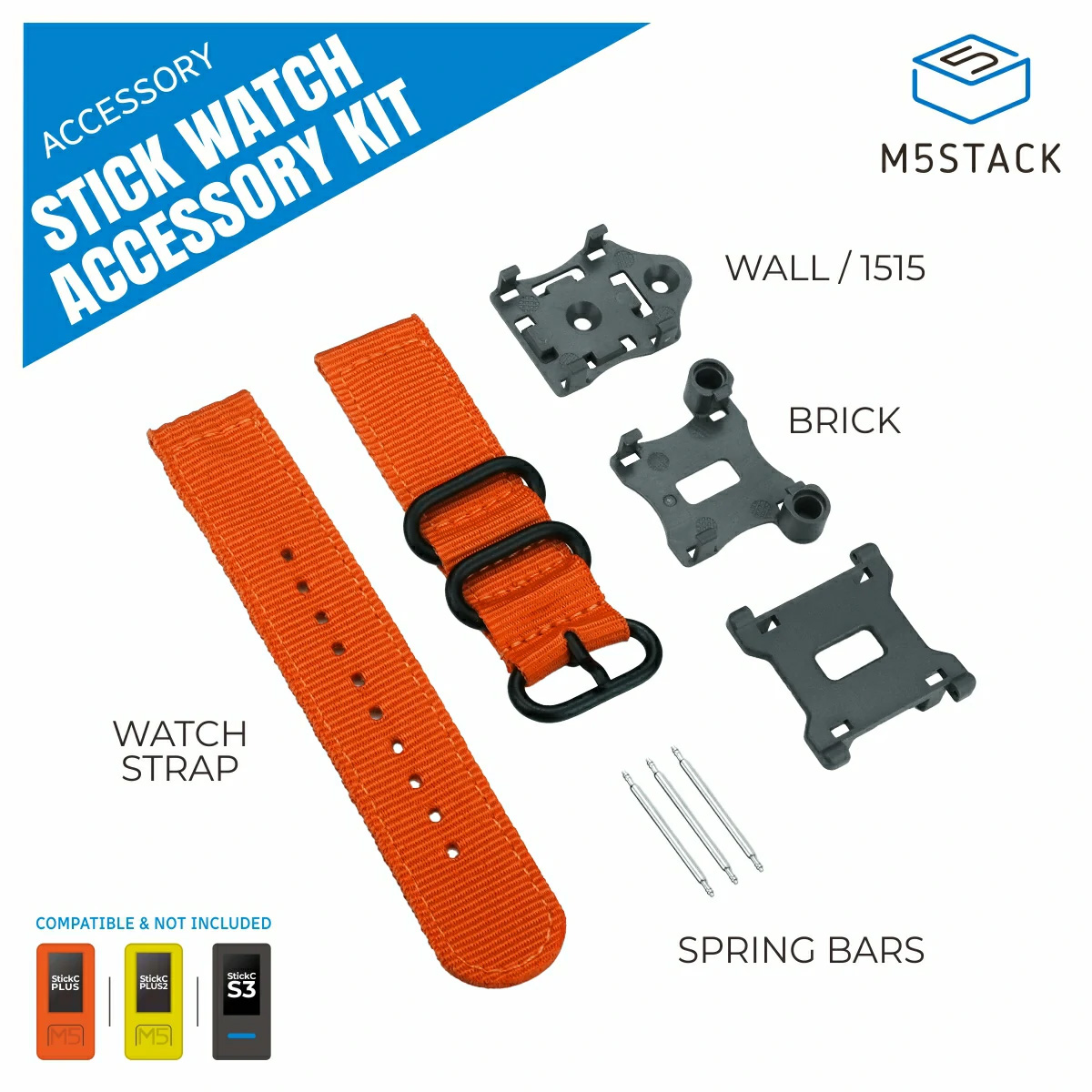 M5Stack 시계 스트랩 액세서리 키트 번들(M5St - Ttgo T Watch 리뷰 및 가격