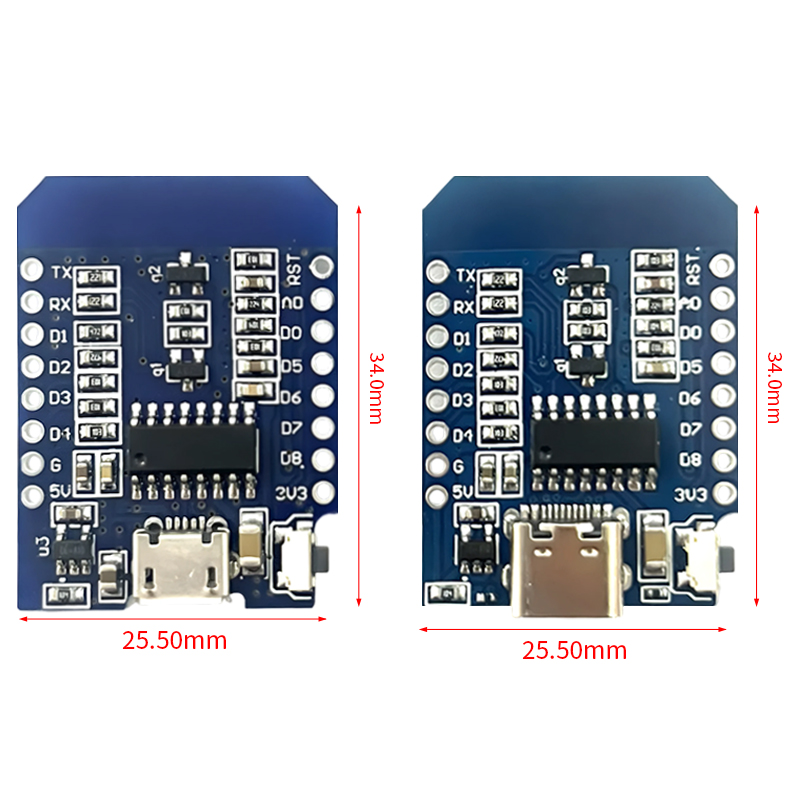 XCW WeMos D1 미니 TYPE-C/마이크로 US - Wemos D1 Mini 리뷰 및 가격