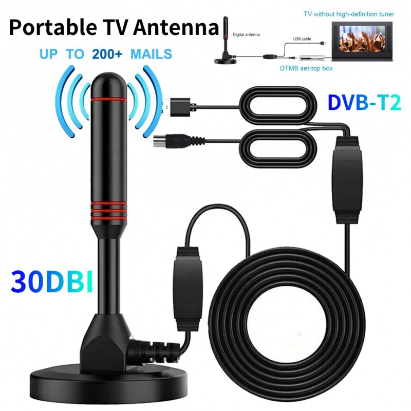 앰프 DVB-T2 빠른 응답 실내 야외 안테나 휴대용  - Devkitc 리뷰 및 가격